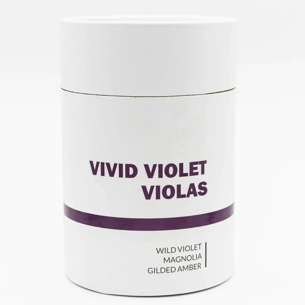 Thompson Ferrier - Vivid Violet Violas - Candle
